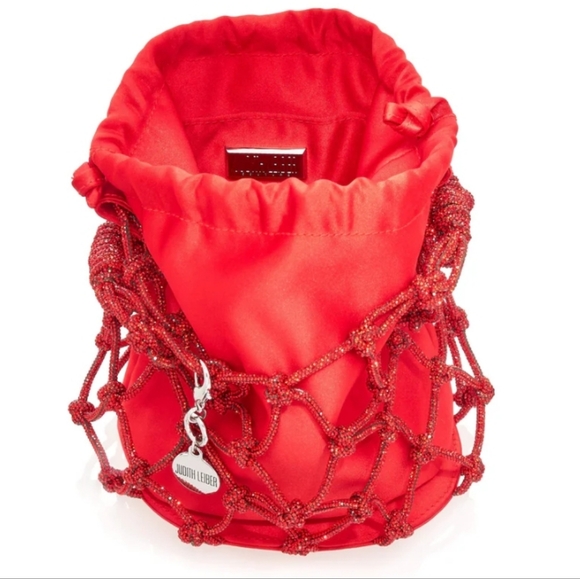 Judith Leiber sparkle net pouch - Picture 2 of 9